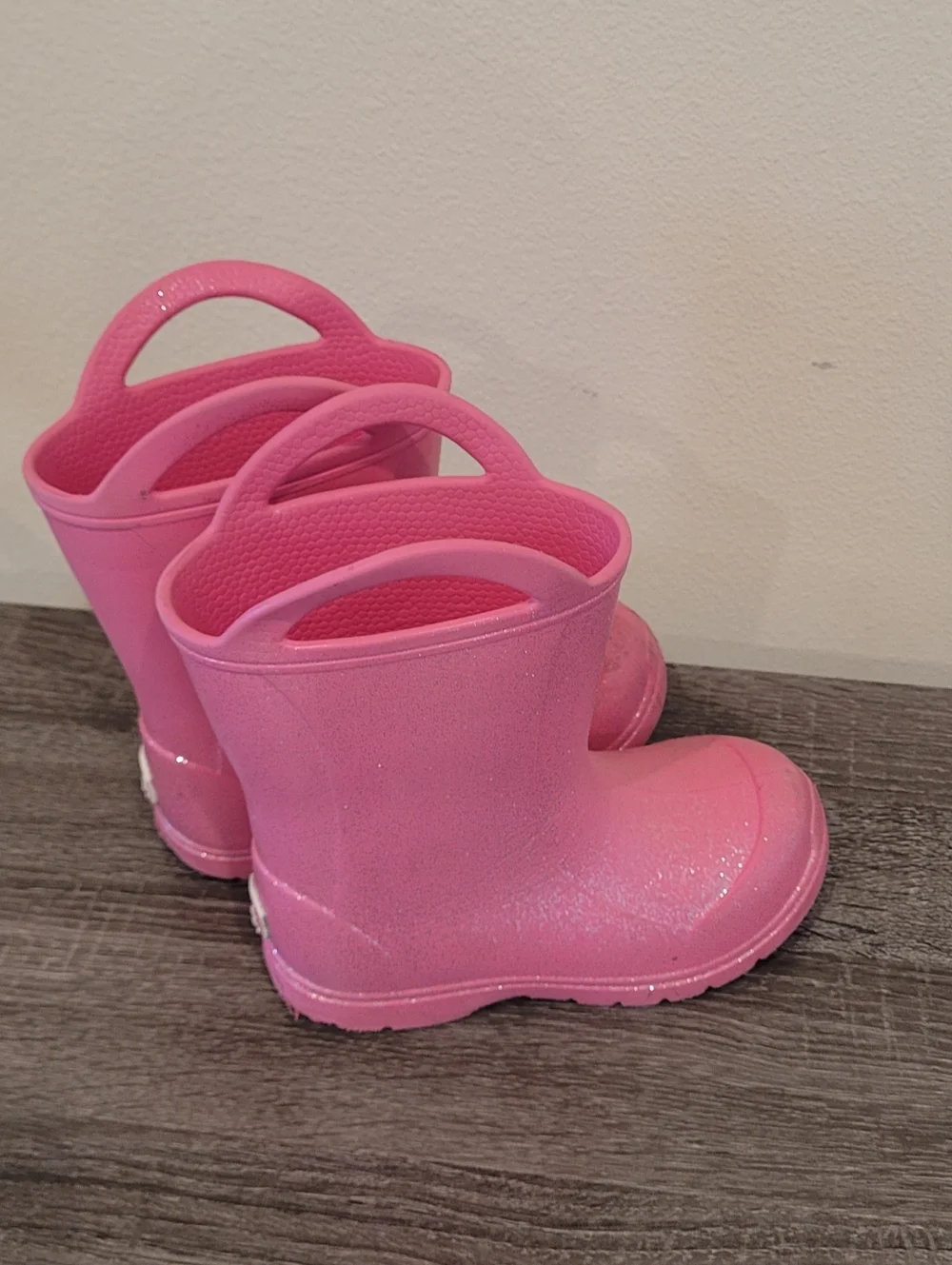 Bearpaw Rain Boots Eva Girls' Pink Glitter Waterproof